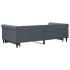 Sofá cama nido terciopelo gris oscuro 100x200