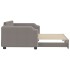 Sofá cama nido tela gris taupe 100x200