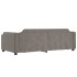Sofá cama nido tela gris taupe 100x200