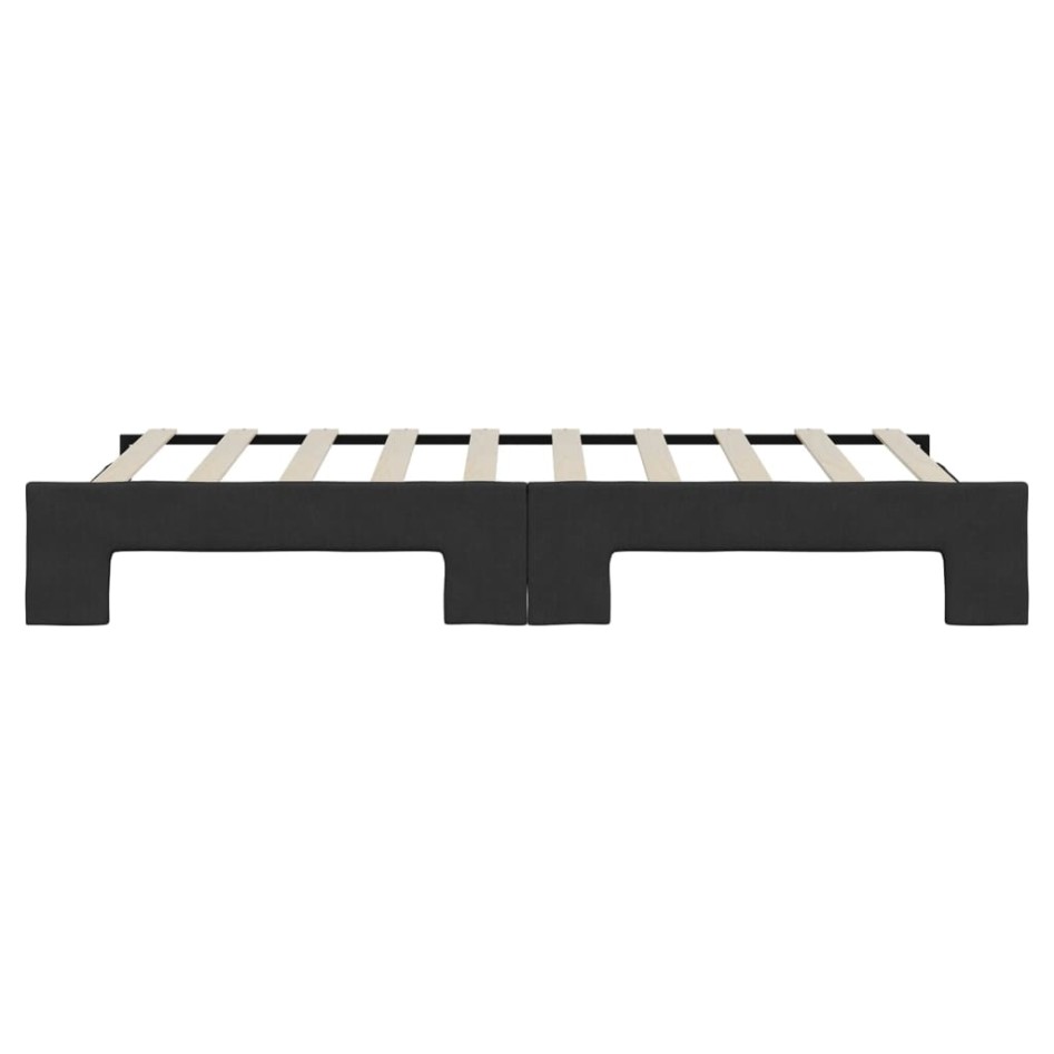 Sofá cama nido tela negro 90x190