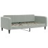 Sofá cama nido terciopelo gris claro 90x190