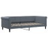 Sofá cama nido terciopelo gris oscuro 90x200