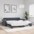Sofá cama nido terciopelo gris oscuro 100x200
