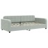 Sofá cama nido terciopelo gris claro 90x190