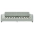 Sofá cama nido terciopelo gris claro 90x190