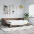 Sofá con cama nido cuero sintético cappuccino 90x200