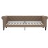 Sofá con cama nido cuero sintético cappuccino 90x200