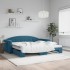 Sofá cama nido terciopelo azul 100x200