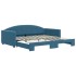 Sofá cama nido terciopelo azul 100x200