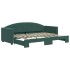 Sofá cama nido terciopelo verde oscuro 80x200