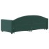 Sofá cama nido terciopelo verde oscuro 80x200
