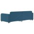 Sofá cama nido terciopelo azul 90x200