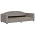 Sofá cama nido con colchón tela gris taupe 90x200