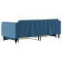 Sofá cama nido con cajones terciopelo azul 90x200