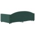 Sofá cama nido con cajones terciopelo verde oscuro 100x200