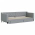 Sofá cama nido con cajones tela gris claro 80x200