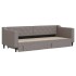 Sofá cama nido con cajones tela gris taupe 80x200