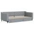 Sofá cama nido con cajones tela gris claro 90x200