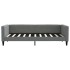 Sofá cama nido con cajones tela gris oscuro 90x190