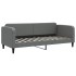 Sofá cama nido con cajones tela gris oscuro 80x200