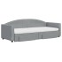 Sofá cama nido con cajones tela gris claro 80x200
