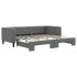 Sofá cama nido tela gris oscuro 90x190