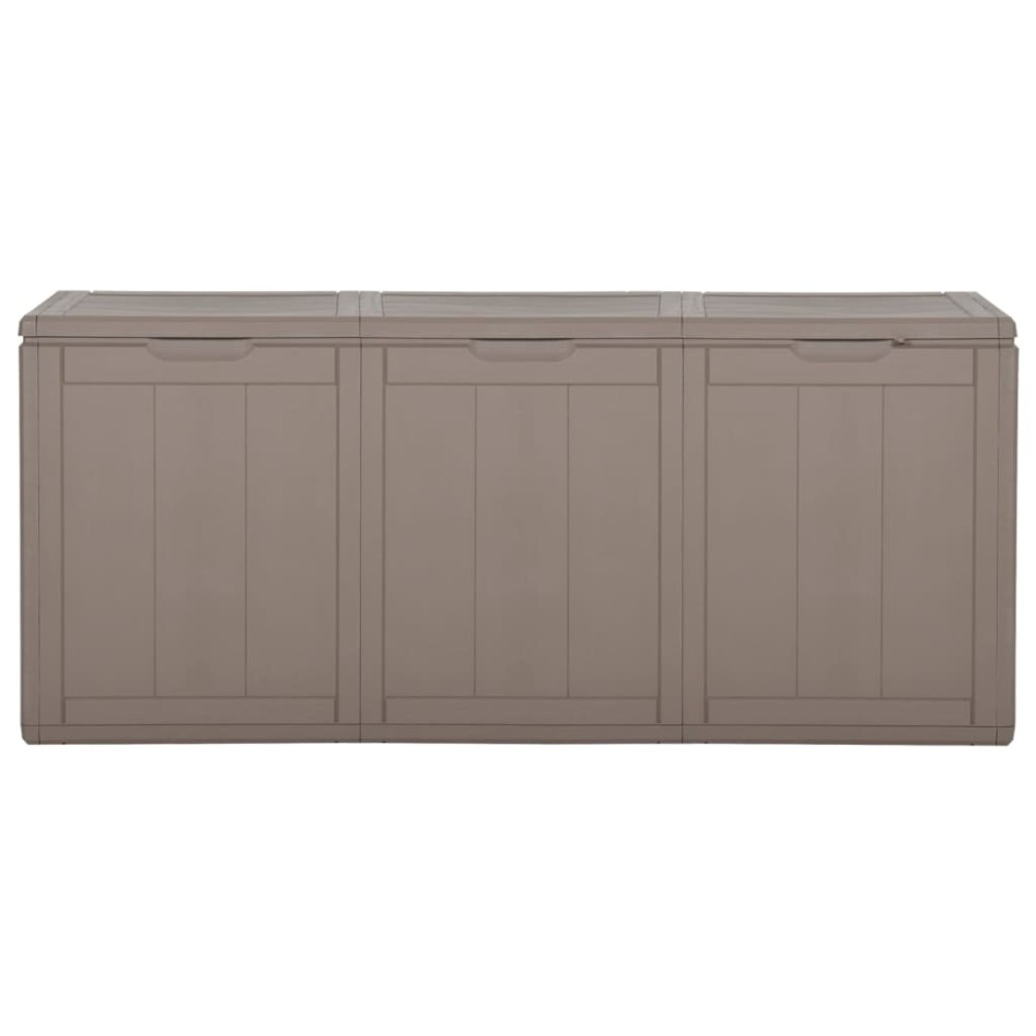 Caja de almacenaje para jardín 270 L PP ratán