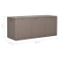 Caja de almacenaje para jardín 270 L PP ratán