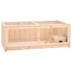 Jaula para hámster madera maciza abeto 104x52x38 cm