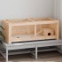 Jaula para hámster madera maciza abeto 104x52x38