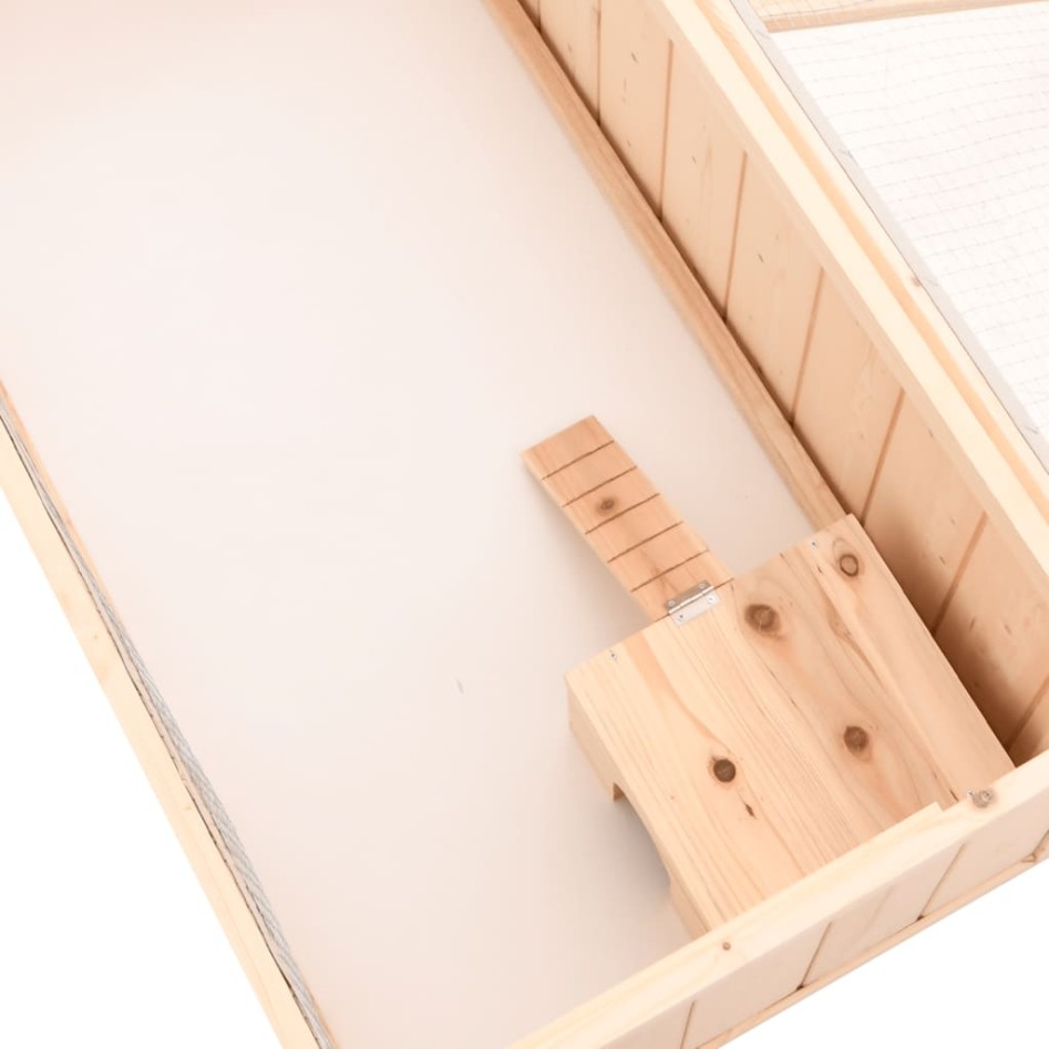 Jaula para hámster madera maciza abeto 104x52x38