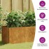 Jardinera acero corten 200x40x40