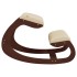 Taburete rodillas madera contrachapada abedul crema 55x84x55