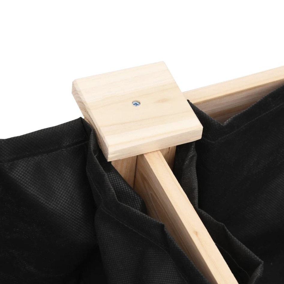 Jardinera con forro madera maciza de abeto 161x45x76