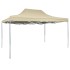 Carpa plegable profesional acero color crema 3x4