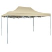 Carpa plegable profesional acero color crema 3x4 m