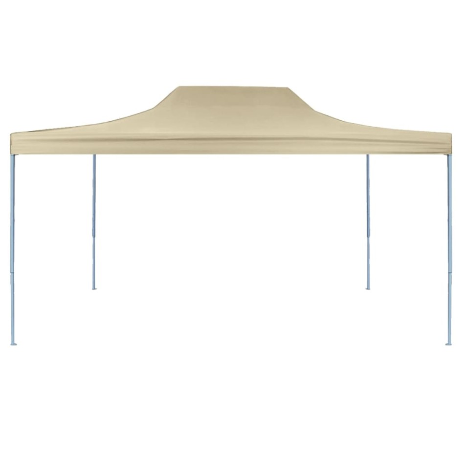 Carpa plegable profesional acero color crema 3x4