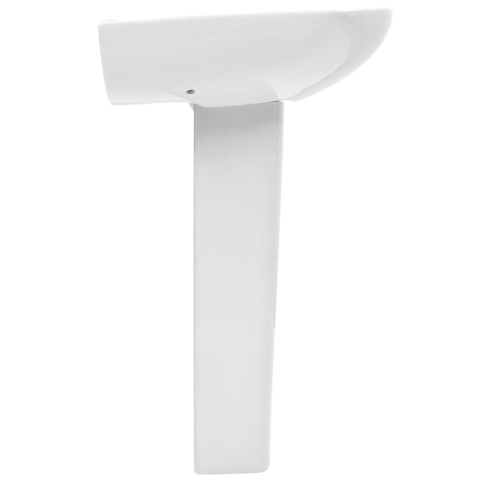 Lavabo de pie de cerámica blanco 650x520x200