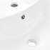 Lavabo de pie de cerámica blanco 650x520x200