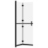 Mampara de ducha plegable vidrio ESG esmerilado 120x190