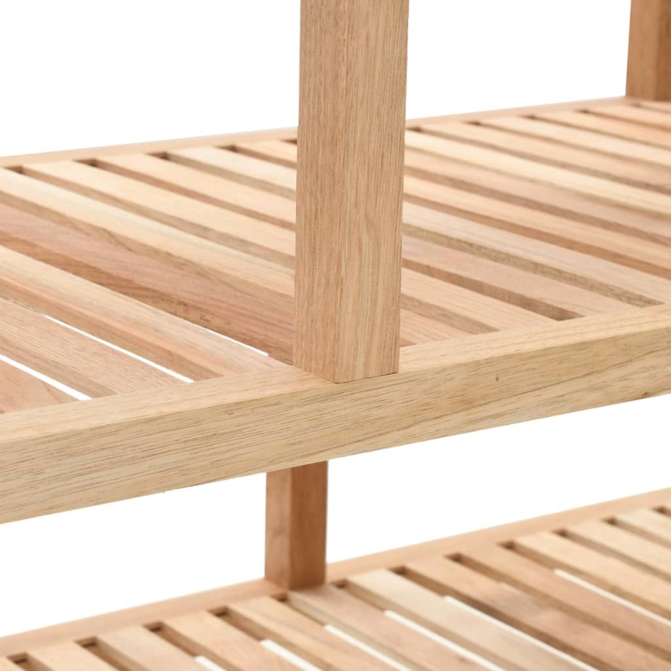 Estantería para baño madera maciza de nogal 100x40x65