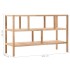 Estantería para baño madera maciza de nogal 100x40x65