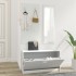Set de mueble zapatero 3 en 1 madera contrachapada