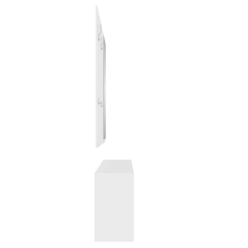 Set de mueble zapatero 3 en 1 madera contrachapada