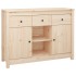 Aparador de madera maciza de pino 100x35x74,5