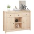 Aparador de madera maciza de pino 100x35x74,5