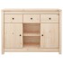 Aparador de madera maciza de pino 100x35x74,5