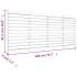 Cabecero de cama de pared madera maciza de pino 186x3x91,5
