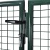 Puerta de valla de acero verde 306x175