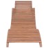 Tumbona plegable de madera maciza de